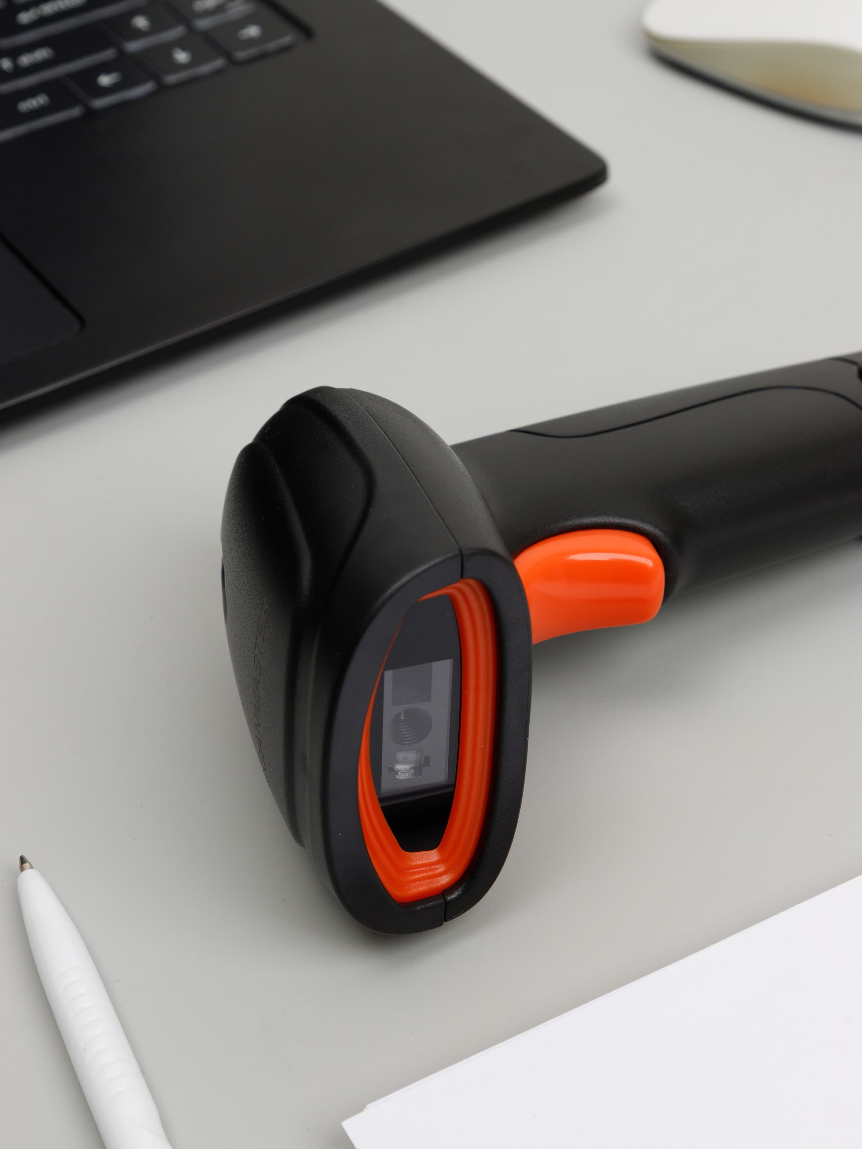 Сканер штрих кода беспроводной 2D Scanmaster оранжевый - 4